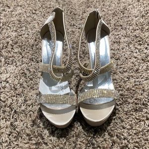 Diamond incrusted heels